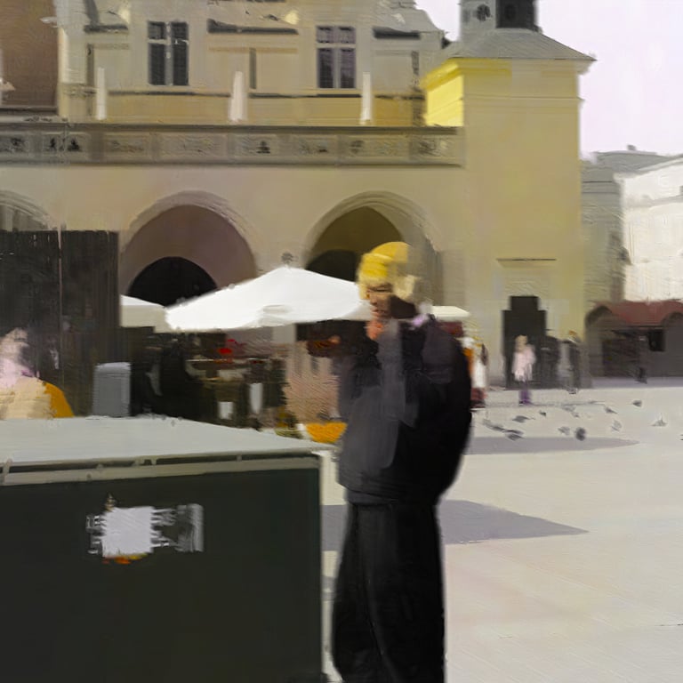 Dapper, Fine art street photography Krakow.