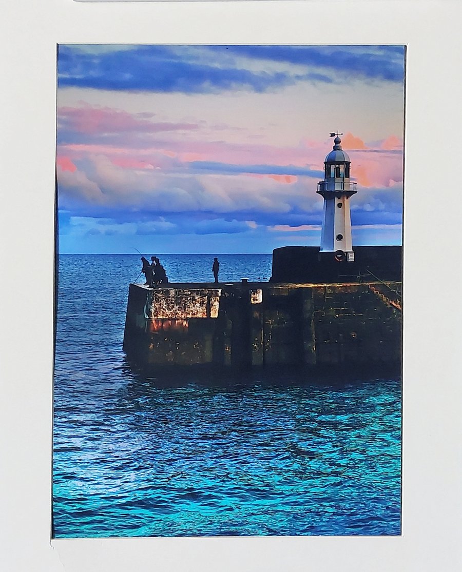 Perfectly Imperfect – Mevagissey 12x8 Wall Art Print Lighthouse