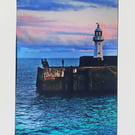 Perfectly Imperfect – Mevagissey 12x8 Wall Art Print Lighthouse