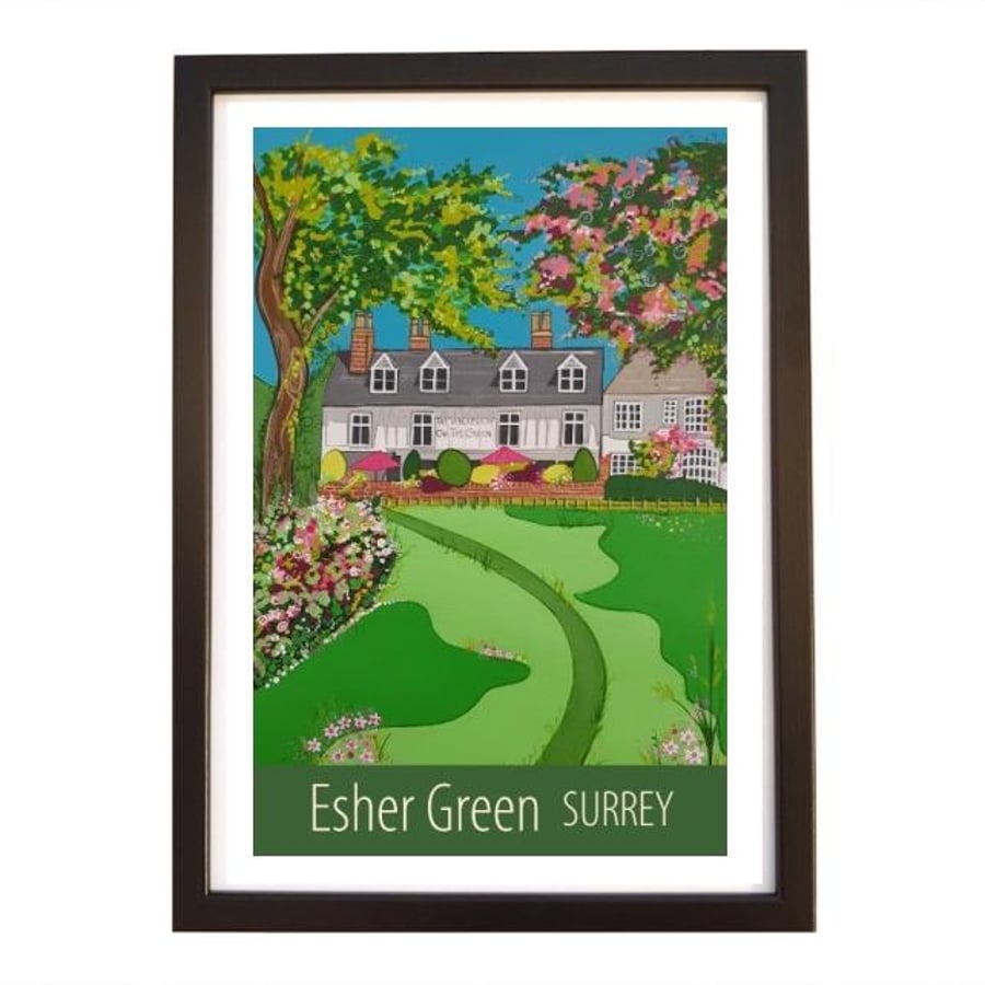 Esher Green - black frame