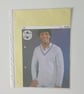 VINTAGE KNITTING PATTERN Mans Cabled Sports Sweater - Image 5