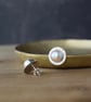Luxury Pearl Stud Earrings in Sterling Silver - Elegant Bridal Jewellery  - Image 3