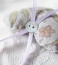 SET OF 3 WILLIAM MORRIS LAVENDER BAGS - HEART SHAPED  - Image 5