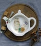 Tawny Owl bone china Teabag Tidy - Image 2