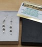Fresh water pearl earrings. June Birthstone. Reiki charged - Image 5