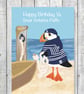 Happy Birthday Card Puffin Funny Yorkshire puffins  - Image 3