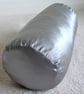 Mulberry Silk Bolster COVER ONLY Pillow Cushion Case 6x16 inch Cylinder Grey - Image 1