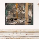 Original Abstract Art on canvas 