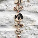 Wall Decoration - Ceramic wall hanging ornament - unique ceramic home decoration