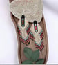 Handmade Miyuki Bead Fringe Earrings in a Native American Inspired Design - Image 2