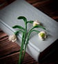Snowdrop Crochet Bookmark - Petite Edition - Image 2
