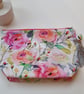 Watercolour Pink Clutch Bag, Make Up Bag, Pencil Case, Brush Bag