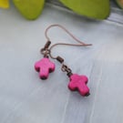 Cross earrings