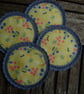 Round fabric coasters - Image 1