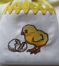 Embroidered Easter Chick Lavender Sachet - Image 2