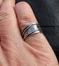 Lined band ring - Image 2