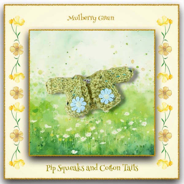 Pip Squeaks and Cotton Tails Yellow Daisies Cardigan 