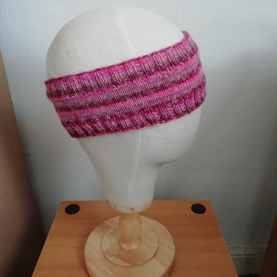 Hand knitted Headband.