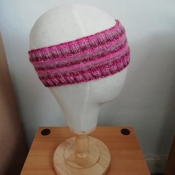 Hand knitted Headband.