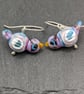 Custom Listing for Hilary - Sterling Silver Lampwork Bird Jewellery set - Image 3
