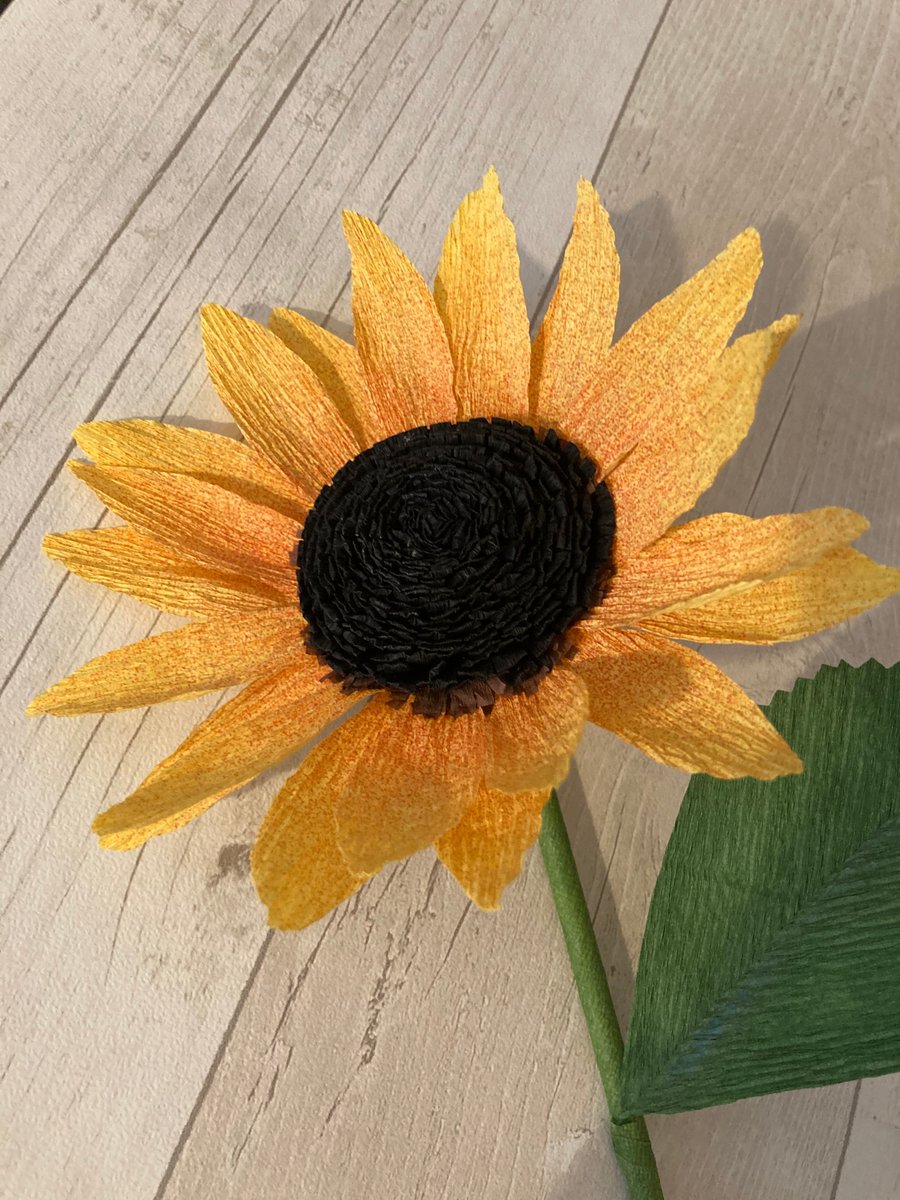 Paper sunflower