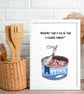 Funny Tuna Kitchen Print - Bridget Jones Quote