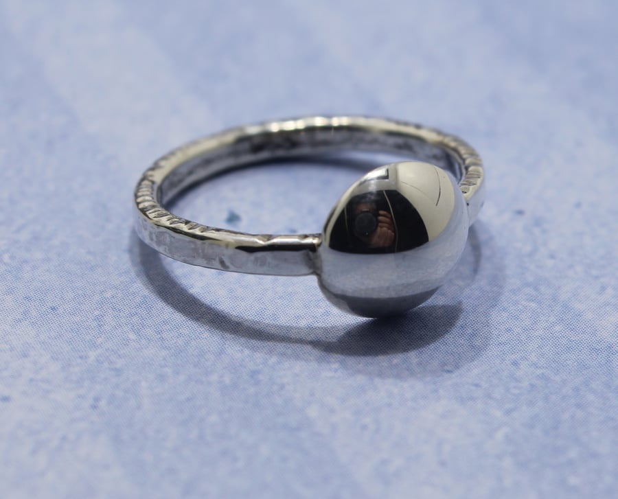 Silver Domed ring