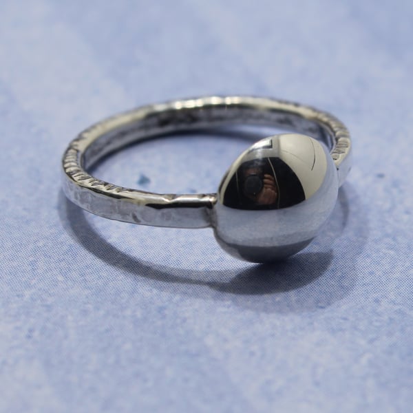 Silver Domed ring