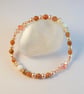 Glass Pearl, Agate, Crystal & Shell Bracelet, Bridesmaid, Birthday Gifts For Her - Image 2