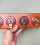 Vintage Tape Measure Key and Letter Rack 19 - Image 4