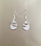Teardrop with Waves Earring Settings - E11 - Image 1