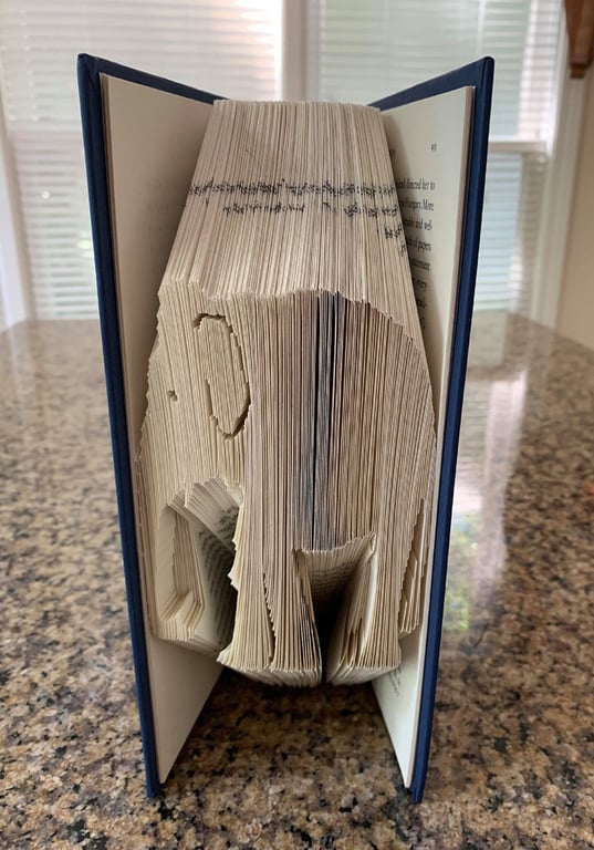 Elephant COMBI Book Folding Pattern - EMAILED PDF PATTERN