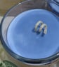 Blueberry and Vanilla Soy Wax Candle Handmade Scented Gift Jar - Image 3