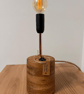 Solid Wood Bedside or Desk Lamp