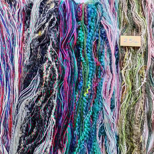Creative Threads, Textured Yarns, for tapestry, weaving, embroidery, collage