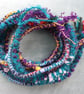 Arty Dreads for Shoulder Length Hair (mainly Turquoise, yellow & purple) - Image 2