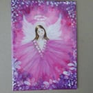 original hand painted angel art painting ( ref FA 206 G2 )