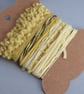 Small Chunky Yellow Weld Natural Dye Textured Thread Pack - Image 2