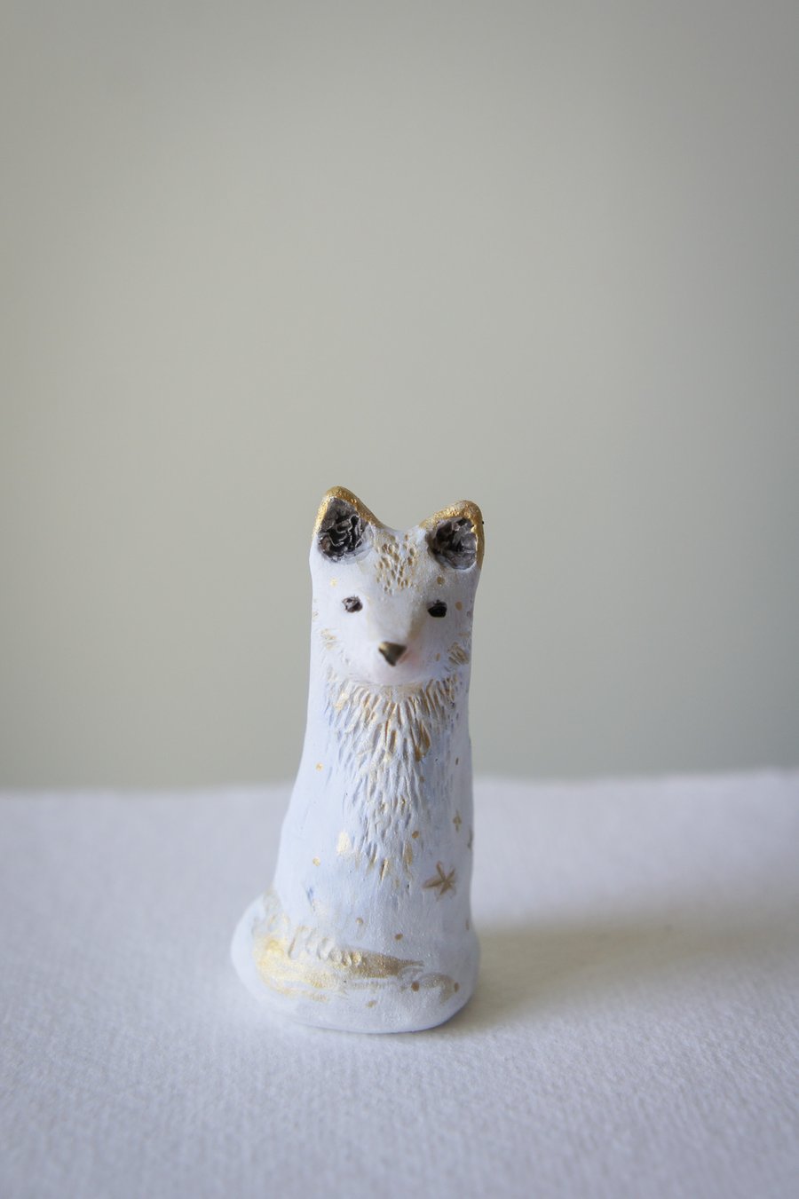 Arctic Fox Sculpture