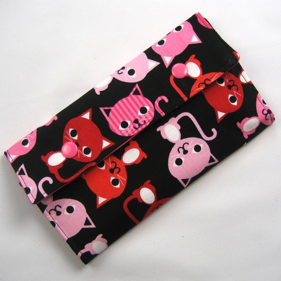 RESERVED "Pink KItties" Purse