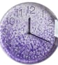 Hand Painted Customised Wall Clock Indoor 25 cm Silent Quartz Clock Gift Idea - Image 4