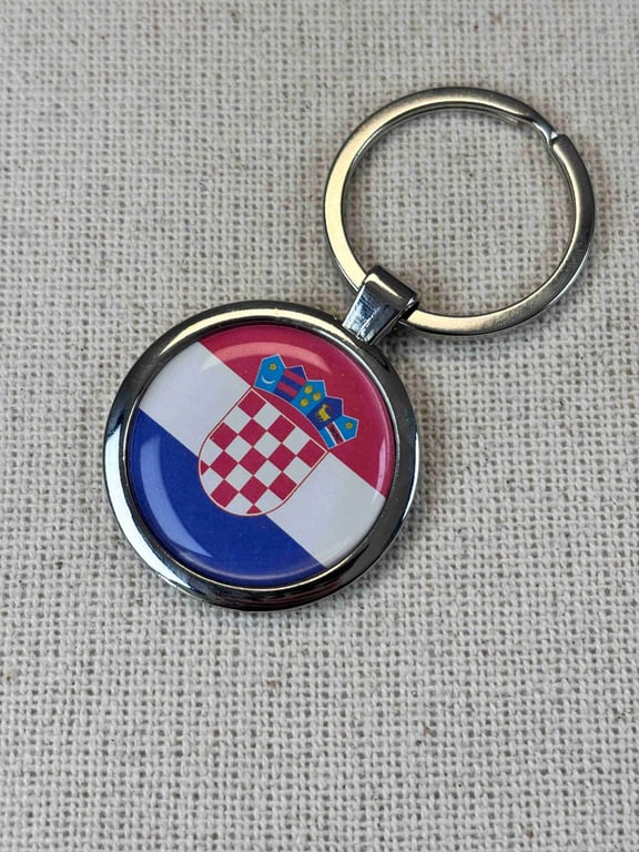 Croatia Flag Keyring