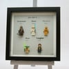 Our Dad is stronger than, braver,than, smarter than.... mini figure frame,