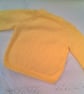 Hand Knitted Baby's Jumper with Heart Motif, Baby Shower Gift, Baby Gift - Image 4