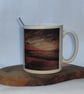 Bronze Sunset Seascape painting on 10oz Mug