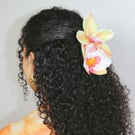 Orchid Flower Claw Clip Hair Accessory