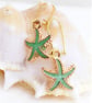 Summer Days 02 Enamel Starfish Earrings - Image 4