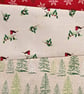 Christmas table runner with postbox and robin - Image 5
