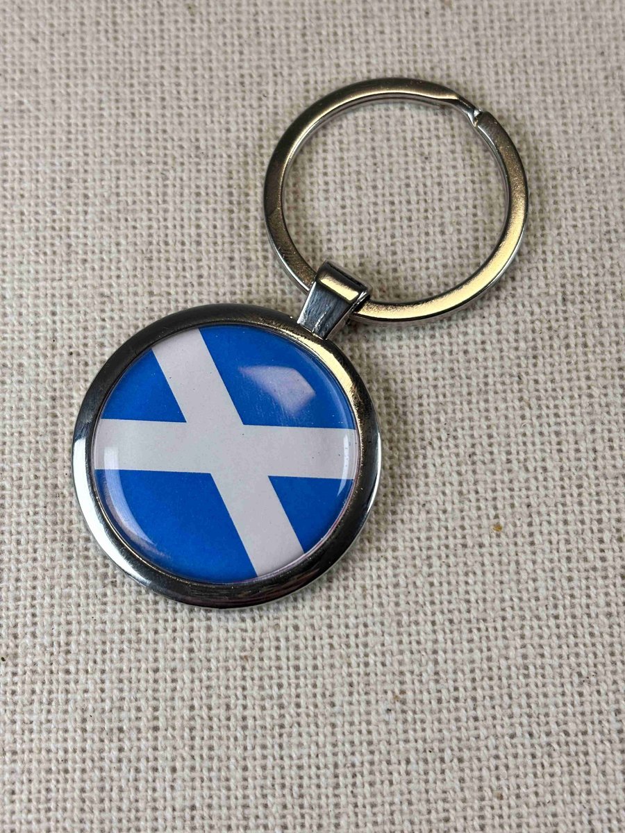 Scotland Flag Keyring