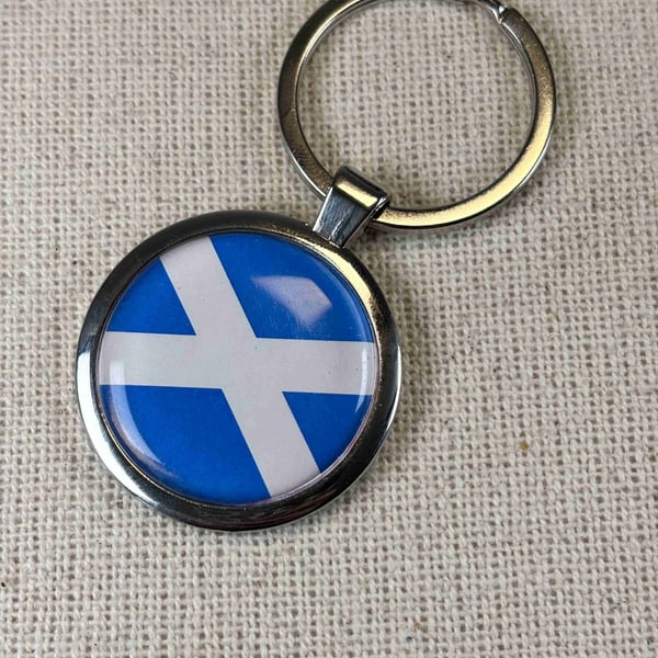 Scotland Flag Keyring